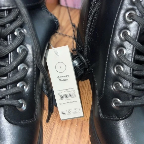 No Boundaries Black Combat Boots - Picture 4 of 5